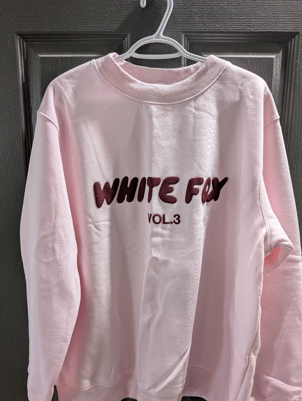 WHITE FIX Vol.3 Pink Crewneck Sweatshirt by